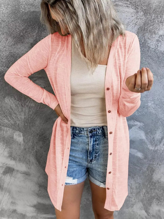 Lightweight Button-Down Cardigan  Style Ratio