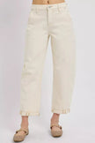 RISEN High Rise Relaxed Barrel Cuffed Jeans  Style Ratio