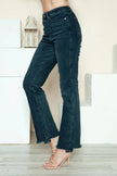 Judy Blue Full Size Button Fly Hem Destroy Straight Jeans  Style Ratio