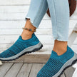 Round Toe Mesh Slip-Ons  Style Ratio