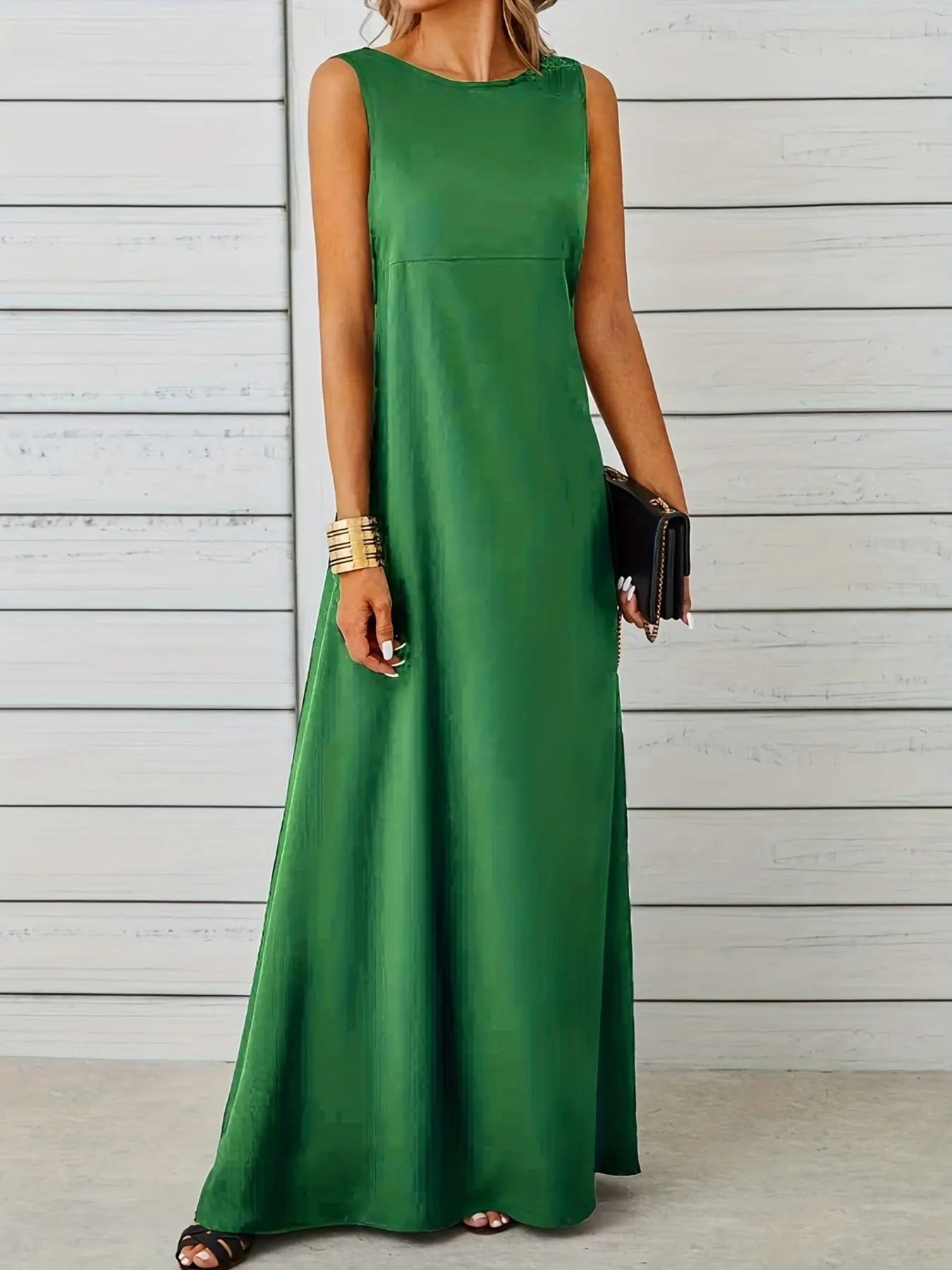 Sleeveless Flowy Maxi Dress  Style Ratio