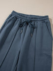 Collared Sweatshirt and High Waist Pants Active Set  Style Ratio