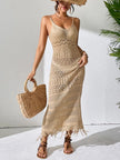 Openwork Scoop Neck Cover-Up  Style Ratio