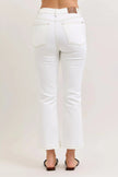 Judy Blue Contrast Stitching Cropped Flare Jeans  Style Ratio