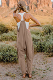 Double Take V Neck Sleeveless Jumpsuit with Pockets  Style Ratio