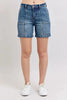 Judy Blue Full Size High Rise Denim Shorts  Style Ratio