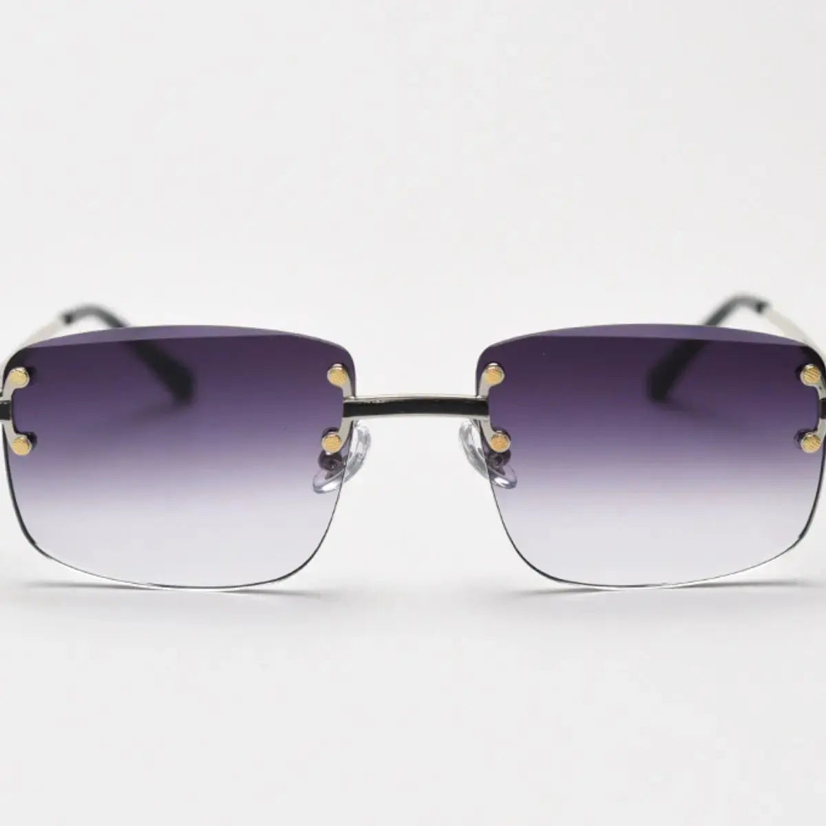 Rimless Gradient Tinted Sunglasses  Style Ratio