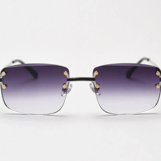 Rimless Gradient Tinted Sunglasses  Style Ratio