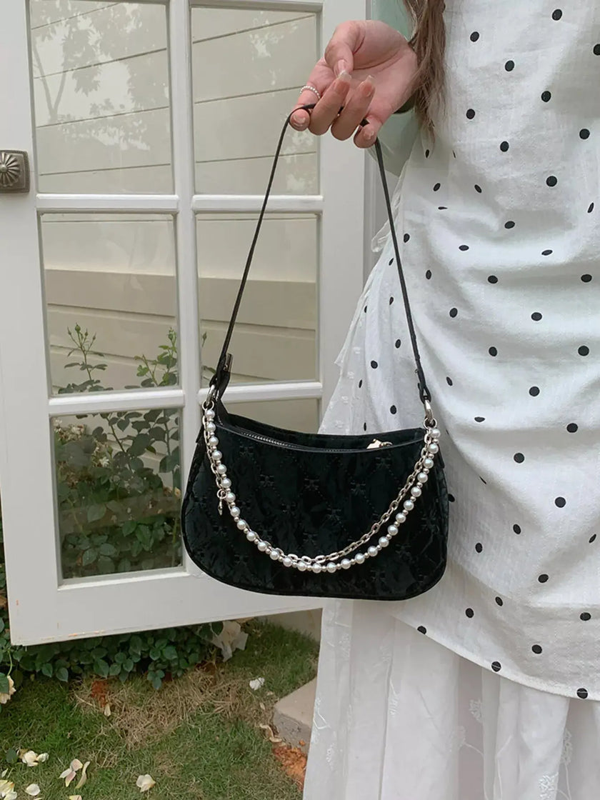 Pearl Chain Shoulder Bag  Style Ratio