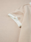 Twisted Ribbed Color Block Trim Shirt Shift Dress  Style Ratio
