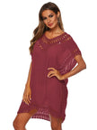Bohemian Crochet Trim Beach Cover Up  Style Ratio
