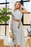 Adora Button Down Sleeveless Midi Dress  Style Ratio