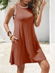 Sleeveless Casual Flowy Mini Dress  Style Ratio