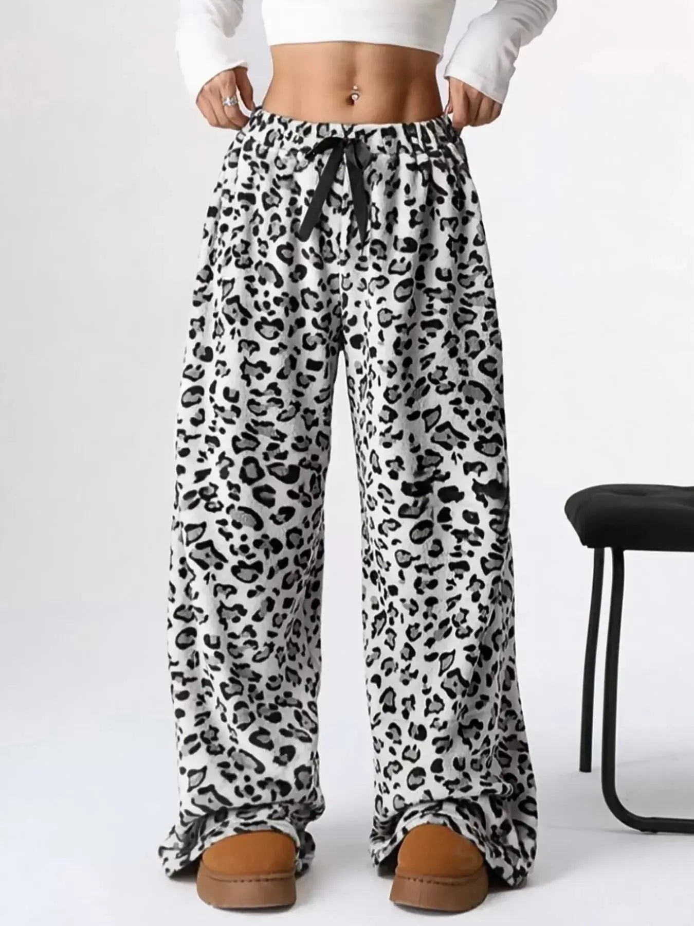 Drawstring Wide Leg Pants  Style Ratio