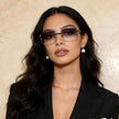 Rimless Gradient Tinted Sunglasses  Style Ratio