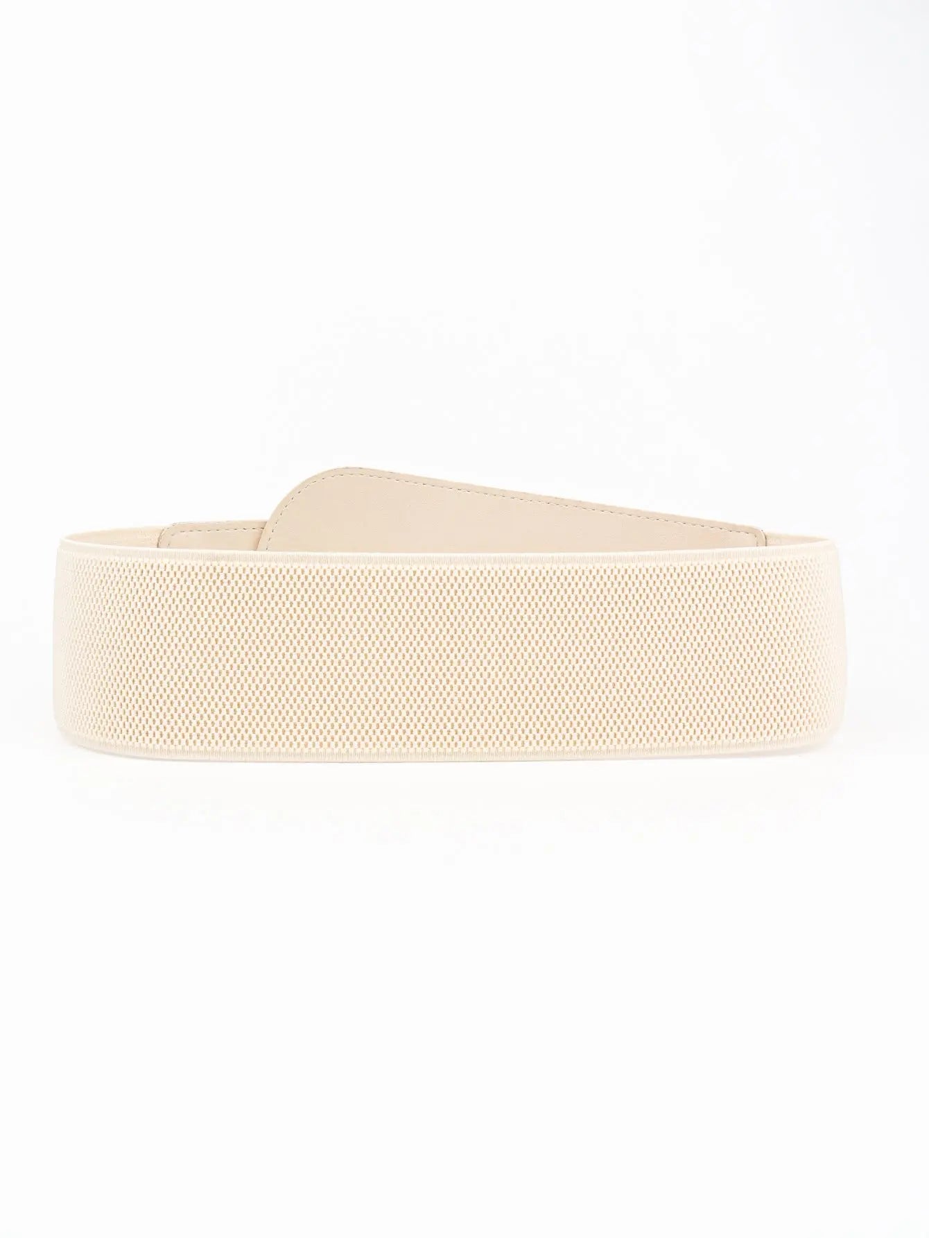 PU Elastic Wide Belt with Alloy Buckle  Style Ratio