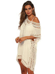 Bohemian Crochet Trim Beach Cover Up  Style Ratio