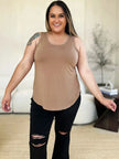 Basic Bae Full Size Round Neck Curved Hem Tank  Style Ratio