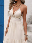 Halter Neck Tiered Dress  Style Ratio