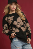 Umgee Floral Long Sleeve Sweater  Style Ratio