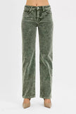 RISEN Tummy Control Mid Rise Straight Leg Corduroy Pants  Style Ratio
