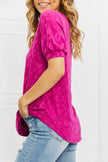 Bombom Animal Textured Blouse  Style Ratio