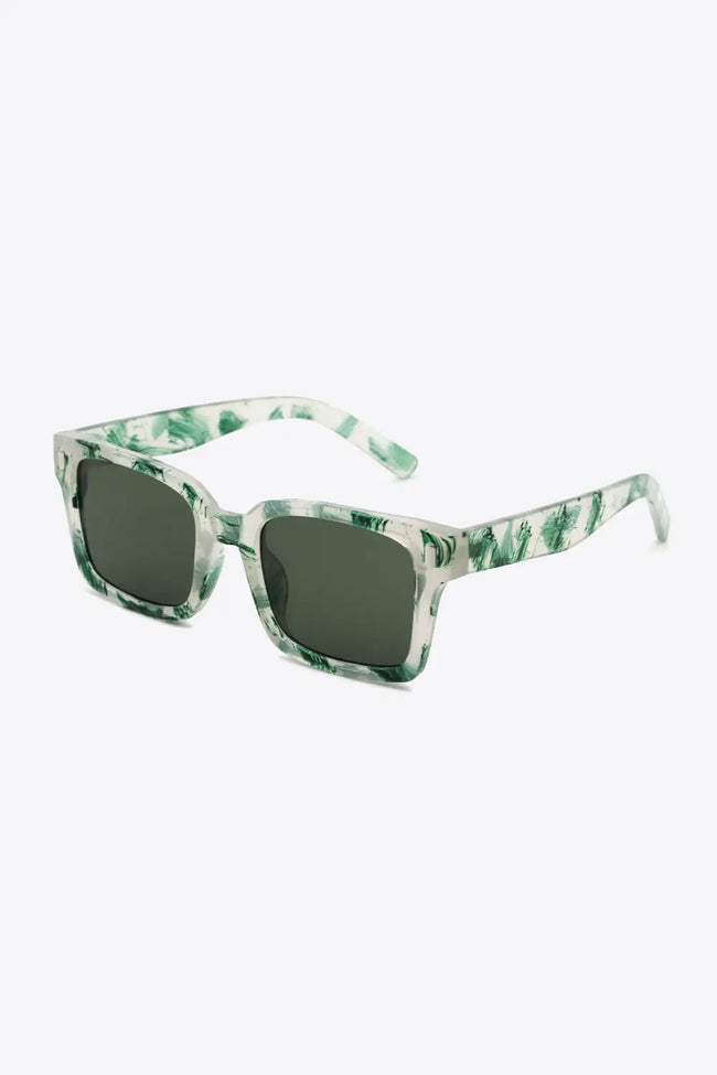 UV400 Polycarbonate Square Sunglasses  Style Ratio