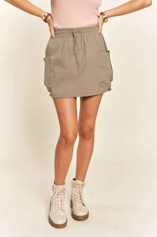 ADORA Drawstring Skort with Pockets  Style Ratio