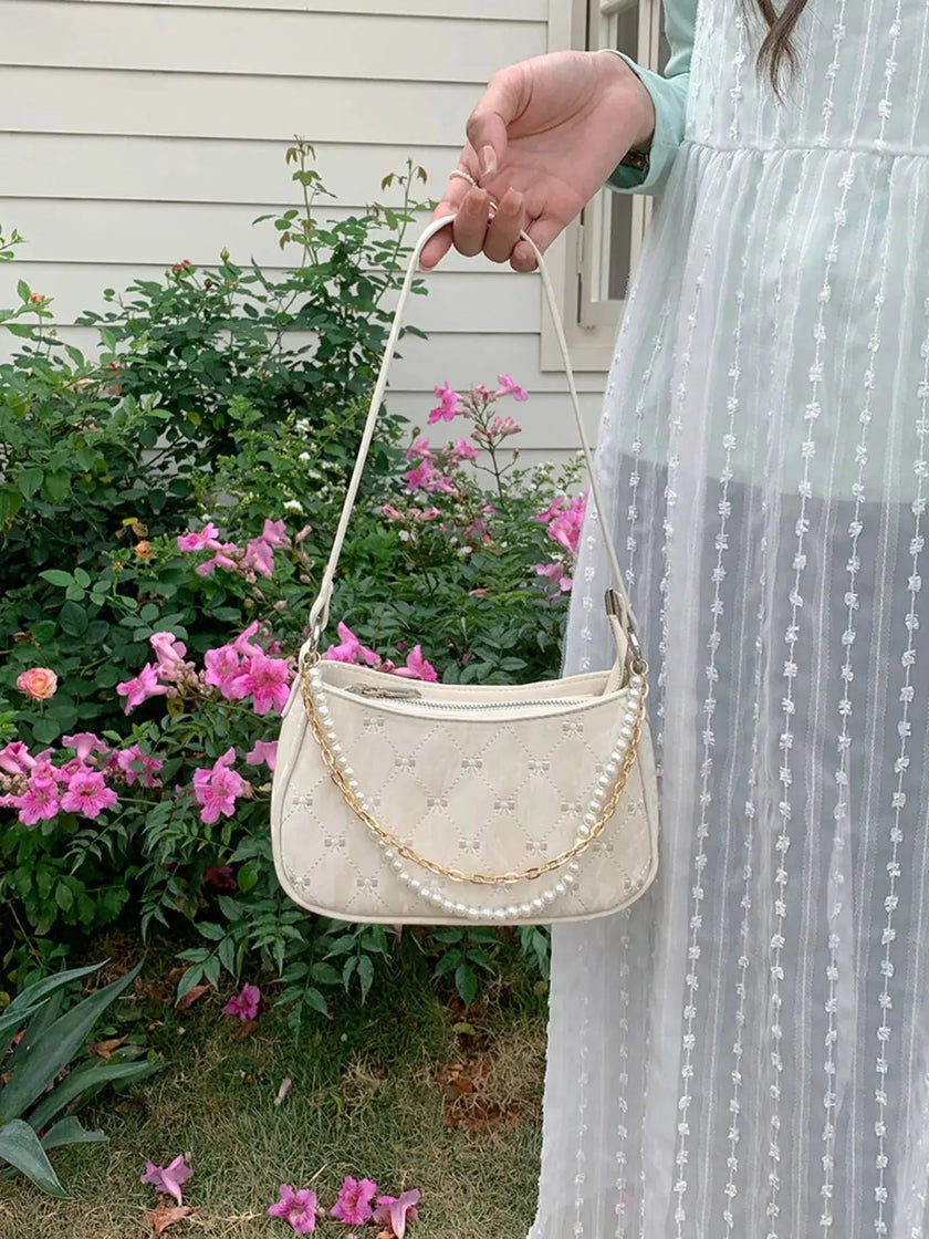 Pearl Chain Shoulder Bag  Style Ratio