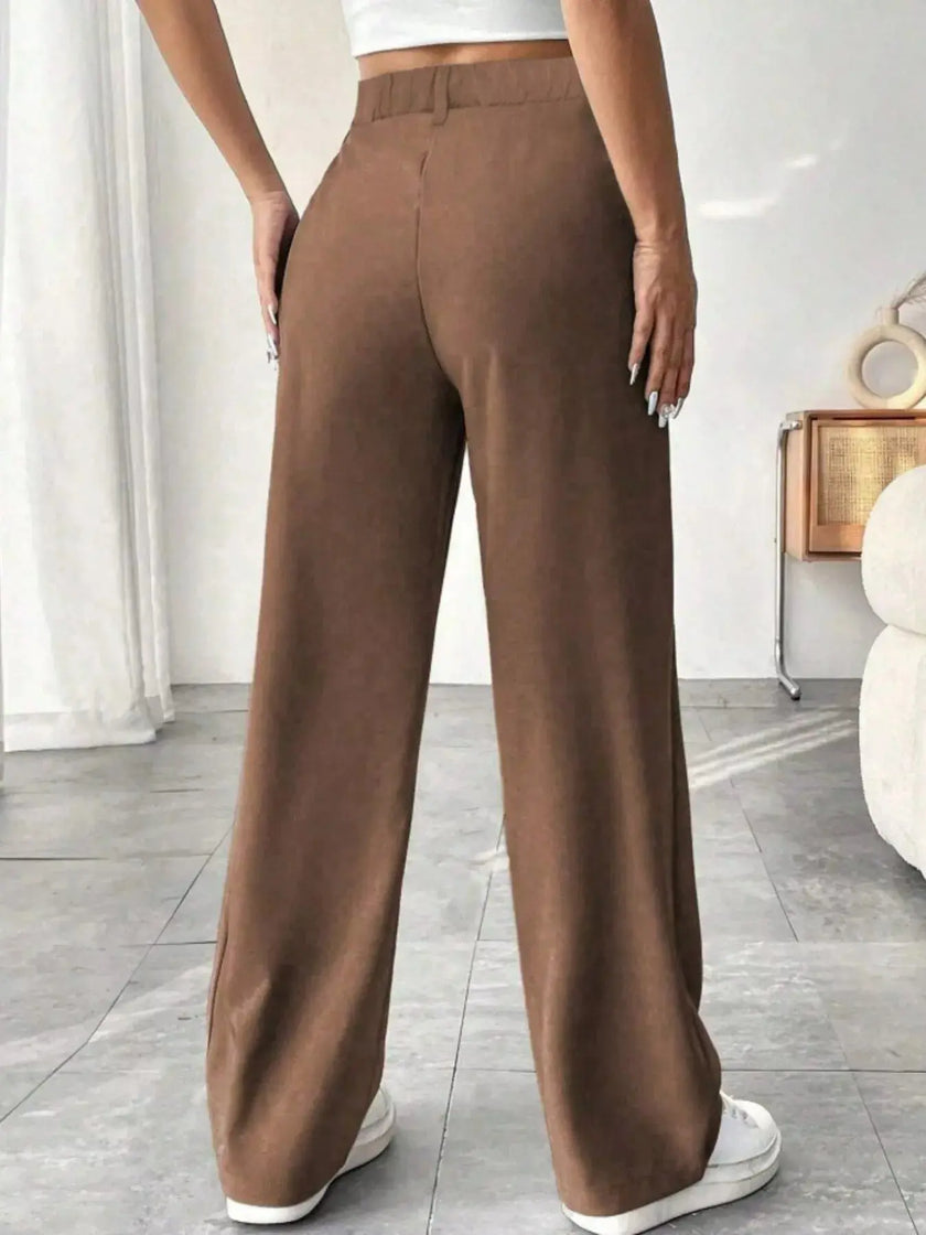 Wide Leg Pleated Pants  Style Ratio