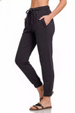 Zenana Fleece Drawstring Joggers With Pocket  Style Ratio