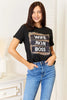 Wife Mom Boss Leopard Graphic Short Sleeve Shirt  Style Ratio