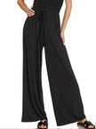 Zenana Strapless Wide Leg Smocked Jumpsuit  Style Ratio