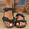 Buckled Strap Sandals  Style Ratio