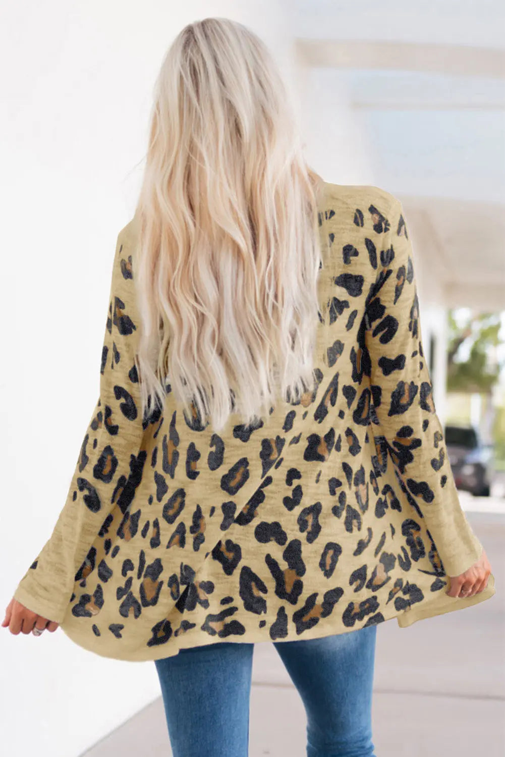 Printed Long Sleeve Cardigan  Style Ratio