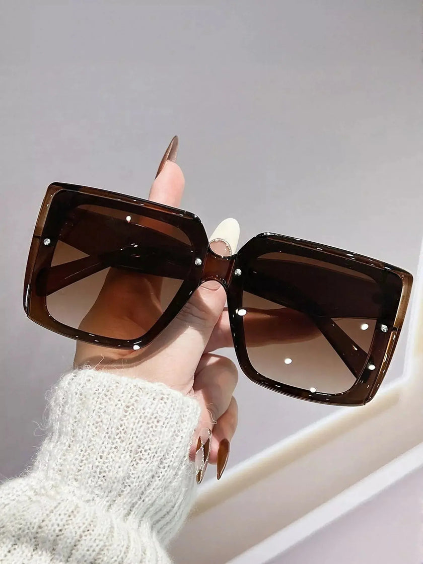 Oversized Gradient Square Sunglasses  Style Ratio