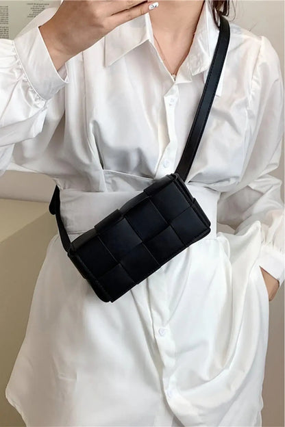 Zenana Woven Crossbody Bag Trendsi