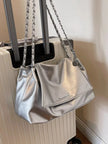 Chain Accent Flap Shoulder Bag  Style Ratio