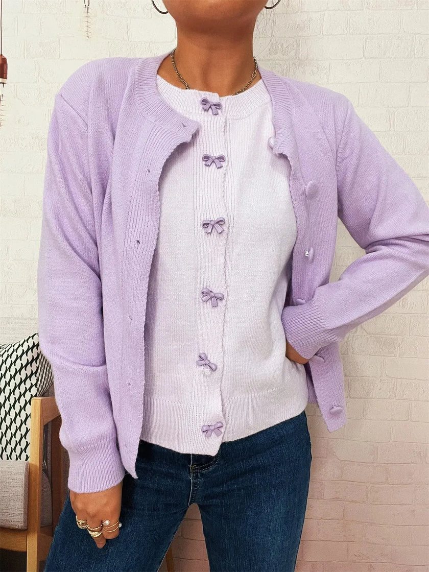 Button Up Long Sleeve Cardigan  Style Ratio
