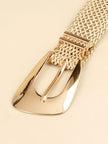 Irregular Buckle Braid Belt  Style Ratio