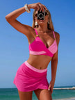 Two Tone Cami and Skort Swim Set  Style Ratio