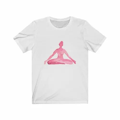Yoga Meditation Pose Print T-Shirt - Style Ratio