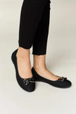 Forever Link Metal Buckle Flat Loafers  Style Ratio