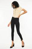 Kancan High Rise Frayed Hem Skinny Jeans  Style Ratio