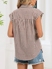 Gingham Button Down Short Sleeve Shirt  Style Ratio