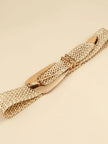 Irregular Buckle Braid Belt  Style Ratio