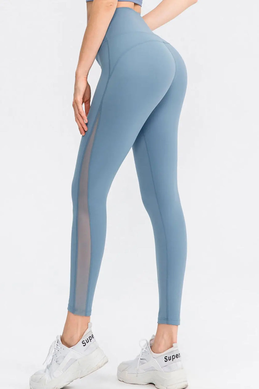 Wide Waistband Slim Fit Long Sports Pants  Style Ratio