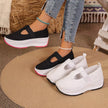 Round Toe Platform Slip-Ons  Style Ratio