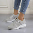 Lace Up Wedge Sneakers  Style Ratio