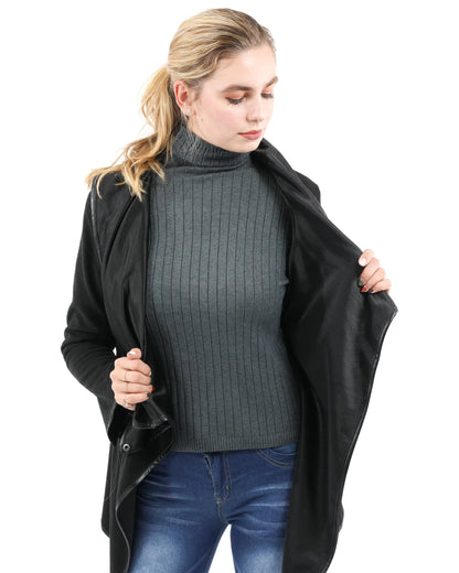 Bowmont Drape Collar Jacket - Style Ratio